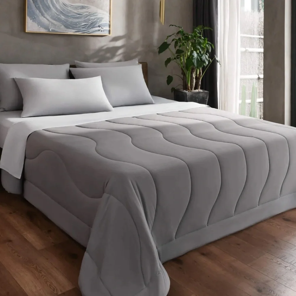 REST Evercool Cooling Comforter in Artic Cool Gray - King/Cali King and Queen